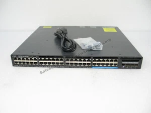 Cisco WS-C3650-12X48UQ-L 48-Port POE Gigabit 12x MGIG w/ Power - 1 Year Warranty - Picture 1 of 2