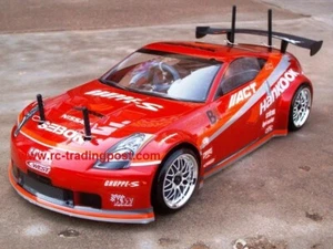 NISSAN 350Z HANKOOK Custom Painted RC Car Body 1/10 OnRoad HPI/4Tec2.0/V100/RDS - Picture 1 of 2