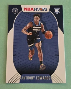 2020-2021 Panini NBA Hoops Anthony Edwards Rookie RC Minnesota Timberwolves #216 - Foto 1 di 2