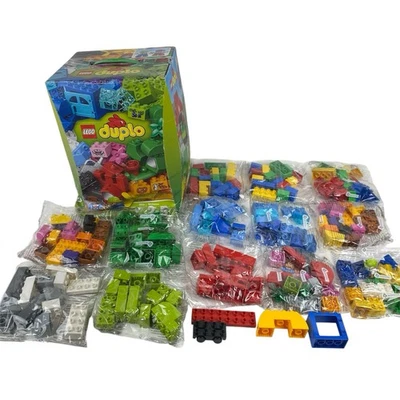 Lego Duplo 10622 Large Creative OPEN DAMAGED BOX 2015 Retired 193 pc Complete - Image 1 of 4