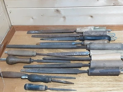 A Collection of 14 Various Vintage Engineers Files In Used Condition See Photos - Image 1 of 4