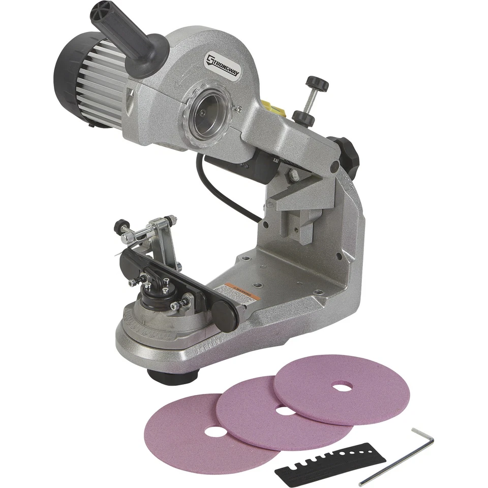 Strongway 110V Electric Chainsaw Sharpener, 1/4in. to 3/4in. Pitch, 3400 RPM - Image 1 of 4