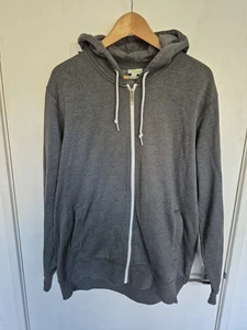 Adidas Neo Men's Full Zip Hoodie Size XL Grey Preowned - Picture 1 of 9