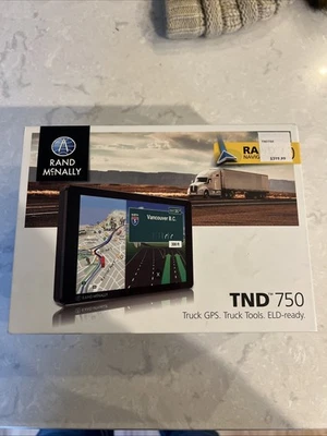 Rand McNally TND750 7 inch Truck GPS Navigator - Black - Image 1 of 4