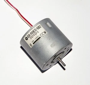 Mabuchi EG510ED-6B2 6V DC Motor 2400rpm CCW Cubierta/Reproductor/Grabador - Imagen 1 de 5