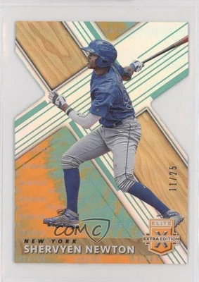 2019 Panini Elite Extra Edition Status Tie-Dye Die-Cut /25 Shervyen Newton #94 - Image 1 of 2