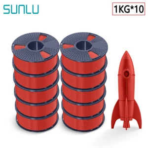 SUNLU 10KG PETG/PLA/PLA Plus/SILK/ABS/Easy-ABS 3D Printer Filament 10KG 1.75mm - Picture 1 of 49