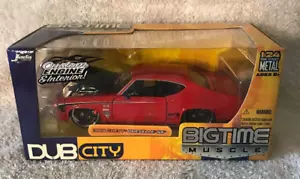 2005 Jada Toys Dub City Bigtime Muscle Red 1969 Chevy Chevelle SS NIB. VHTF! - Picture 1 of 5