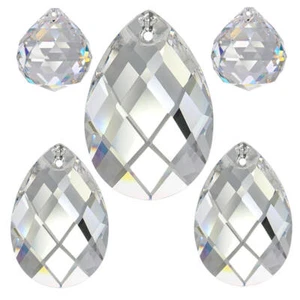 Arco Iris Cristal Set' Rombo ' 5tlg. 20-50mm Cristal 30% Pbo ~ Feng Shui - Imagen 1 de 6