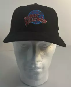 Planet Hollywood Hat Black Nashville Adj Strap Dad Husband Father BF Gift Retro - Picture 1 of 10
