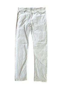 Polo Ralph Lauren Boys The Sullivan Slim White Denim Jeans Size XL (18-20) - Picture 1 of 9