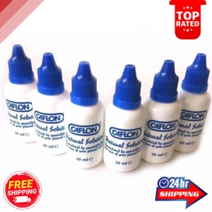 6 x Official Caflon Ear Piercing Pierced Aftercare Natural Solution Bottles 30ml - Picture 1 of 3
