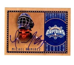 Micael Ramirez signed autographed 2022 Lake County Captains card Venezuela