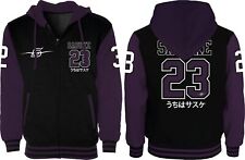 cotton division Men's Hooded Sweatshirt XL Noir / Purple