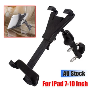 Universal Pro iPad Tablet Holder For Microphone Stand Music Stand Adjustable NEW - Picture 1 of 13