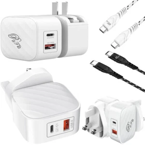 Para IPHONE 16 15 14 13 12 Pro Max Carga Rápida 45W Usb-C Potencia Cargador - Imagen 1 de 25