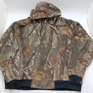 Berne Hooded Insulated Hunting Jacket Coat Realtree Camo Mens XXXL - Picture 1 of 14