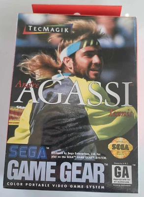 Andre Agassi Tennis New (Sega Game Gear, 1994) Sealed! - Image 1 of 4