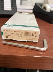 WIHA 35162 HEX KEY7/32X77MM NICKEL PLATED LONG ARM - Picture 1 of 1