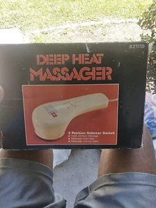 Vintage Tedron Deep Heat Massager 3 Position Selector Switch 4 Attachments 21110 - Picture 1 of 3