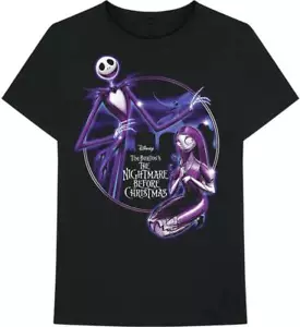 NIGHTMARE BEFORE CHRISTMAS PURPLE GRAVEYARD T-SHIRT (Medium) (TS123) New/Sld) - Picture 1 of 1
