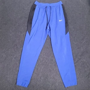 Nike Dri-Fit Showtime Basketball Joggers Pants Mens Large Blue Stretch Tapered - Picture 1 of 17