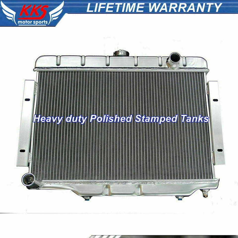 Radiador de aluminio KKS 3 filas para Jeep CJ CJ5 CJ6 CJ7 72-86 Scrambler 3.8 4.2 5.0 Foto 1 de 4