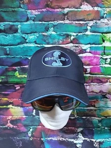 Shelby Mustang Hat Cap Strap Blue Adjustable Mens Official Apparel - Picture 1 of 8