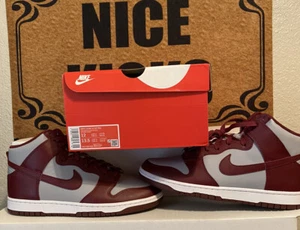 Größe 12 - Nike Dunk High Dark Beetroot! Dead Stock! OG Alle!! Nie anprobiert! - Bild 1 von 6
