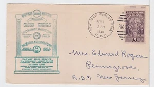 TurtlesTradingPost- New York Worlds Fair RPO 1940- Hand Cancel & Cachet - Picture 1 of 1