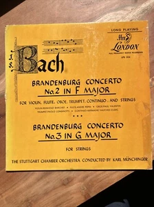 LP L S 226  Bach Brandenburg Concerto NO. 2 STUTTGART CHAMBER Karl Munichinger - Foto 1 di 3