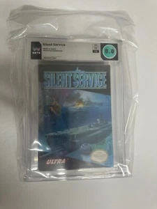 Silent Service Nintendo NES WATA Calificado 8.0 CIB SIN USAR, EN CAJA NO VGA CGC ¡MUY RARO! - Imagen 1 de 2