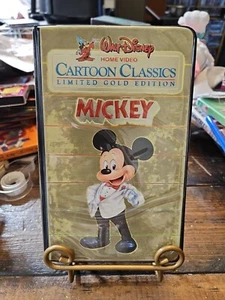 1984 Walt Disney HOME VIDEO VHS Cartoon Classics Limited Gold Edition MICKEY - Picture 1 of 6
