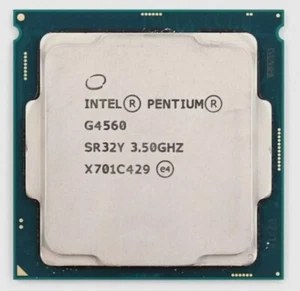 Intel Pentium G4560 LGA 1151 Desktop CPU Processor Dual Core 3.5 GHz G4560 - Picture 1 of 4