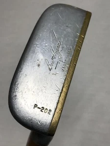 Ben Hogan Macdougall P-202 Vintage Mallet Putter Original Wood Shaft & Grip 35" - Picture 1 of 7