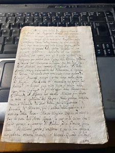 Giovanni Albini sehr seltene Heraldik Handschrift - Bild 1 von 1