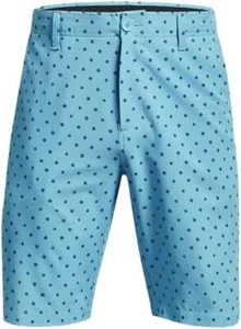 Under Armour 10" UA Drive Printed Short Golf Shorts Blue Size 30, 32, 38, 40, 42 - Picture 1 of 14