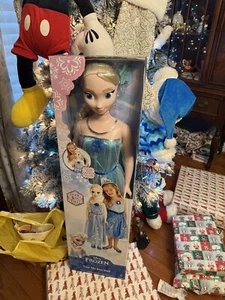 BRANDNEUE DISNEY FROZEN ELSA MEINE GRÖSSE PUPPE 38 ZOLL GROSS - Bild 1 von 10