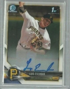  2018 Bowman Chrome Prospect Autographs #CPALE Luis Escobar (ref46745) - Picture 1 of 1