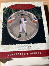 Hallmark Ornament Satchel Paige MLB Baseball Hero Series No. 3 Indians VTG 1996