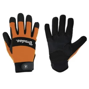 Profi Arbeitshandschuhe Tech Black Kunstleder Handschuhe Sicherheitsschutz - Bild 1 von 2
