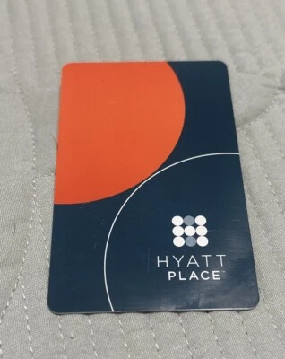 TARJETA LLAVE HABITACIÓN HYATT PLACE Naranja Oscuro Foto 1 de 3