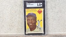 1954 Topps - White Back #10 Jackie Robinson - SGC 1.5
