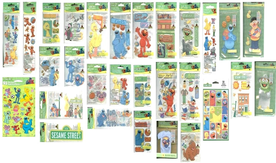 SESAME STREET Abby Cadabby Big Bird Cookie Monster Elmo Grover Bert Ernie ESCOLHA - Imagem 1 de 1