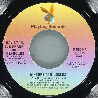 HAMILTON JOE FRANK AND REYNOLDS Winners And Losers PLAYBOY P 6054 VG+ 45 7" 1975 Foto 1 de 4