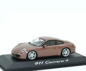Porsche 911 Carrera 4 991 2011-2015 cognac met. Minichamps 1:43 WAP0201090C - Imagen 1 de 3