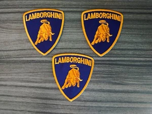 3 Stck. Lamborghini Super Cars MOTOR Rennwagen Aufbügeln Aufnäher oder Nähen bestickt - Bild 1 von 6