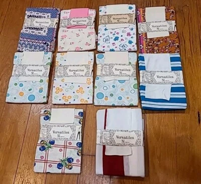 Tela tejida True Vintage años 60’s 70’s~10 piezas~embalaje original~nuevo stock antiguo Foto 1 de 4