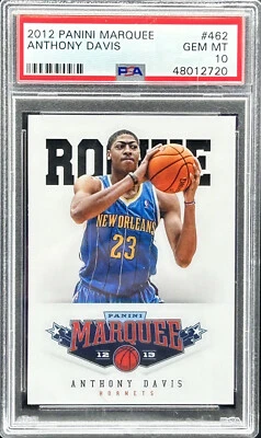 Anthony Davis 2012 Panini Marquee 462 [ PSA 10 GEM MINT ] Rookie RC READ - Image 1 of 2