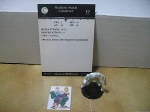=Dungeons and Dragons D&D GIANTS OF LEGEND Medium Astral Construct 20/72 mit Karte= - Bild 1 von 1